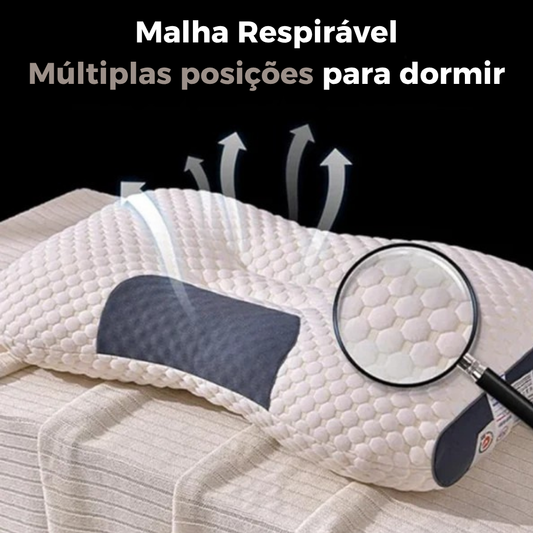 Almofada Cervical Ortopédica – OrtoLuxe™
