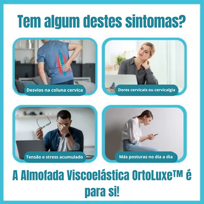 Almofada Cervical Ortopédica – OrtoLuxe™