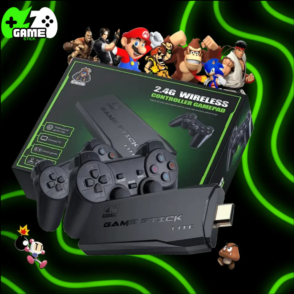GAME STICK 2.0 | 15,000+ JUEGOS Y 2 JOYSTICKS